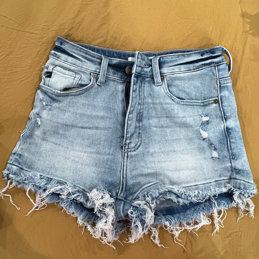 Frayed KanCan shorts